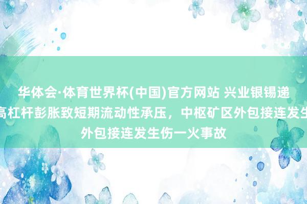 华体会·体育世界杯(中国)官方网站 兴业银锡递表港交所：高杠杆彭胀致短期流动性承压，中枢矿区外包接连发生伤一火事故